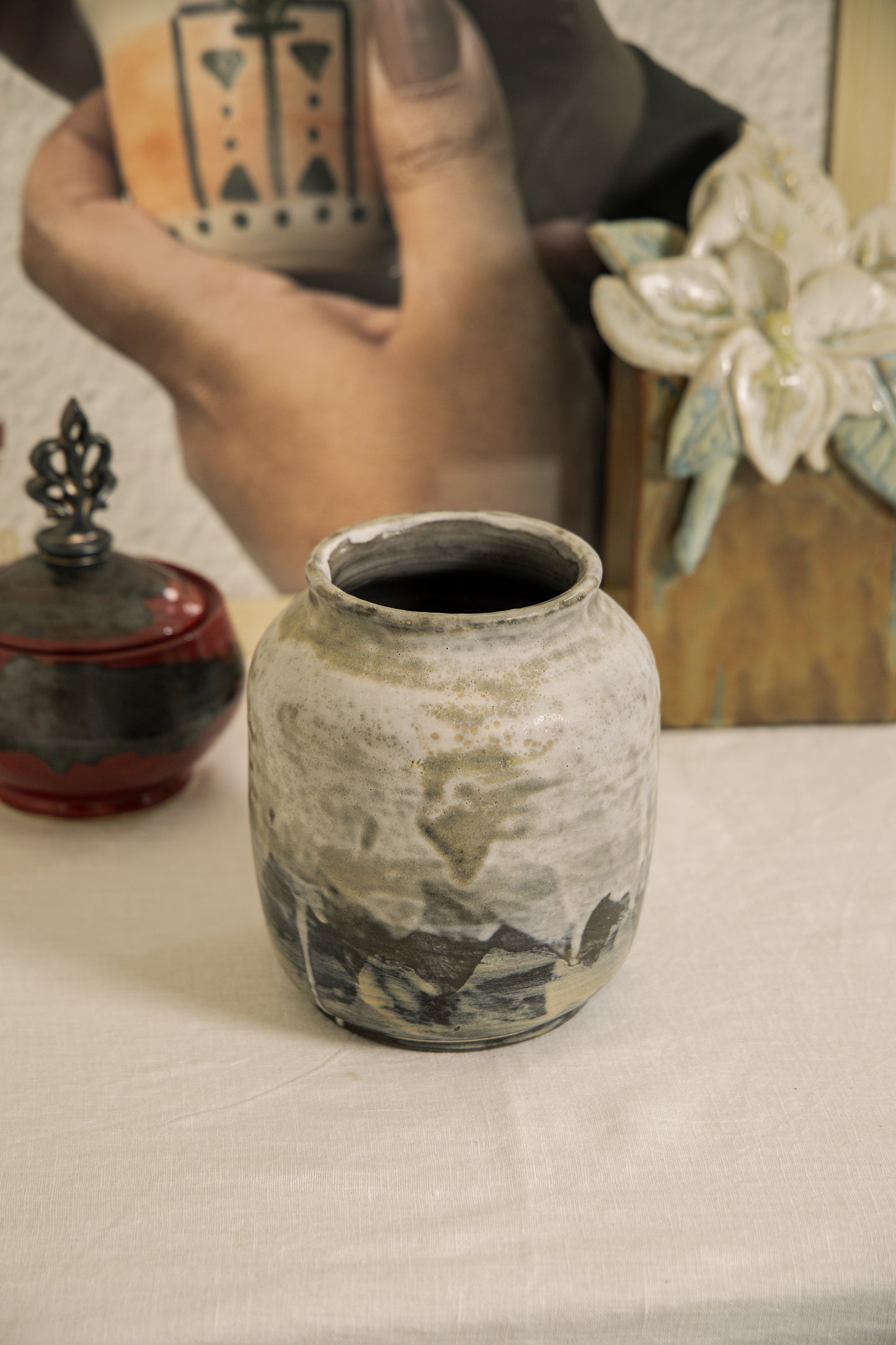 Black & Gray Vase
