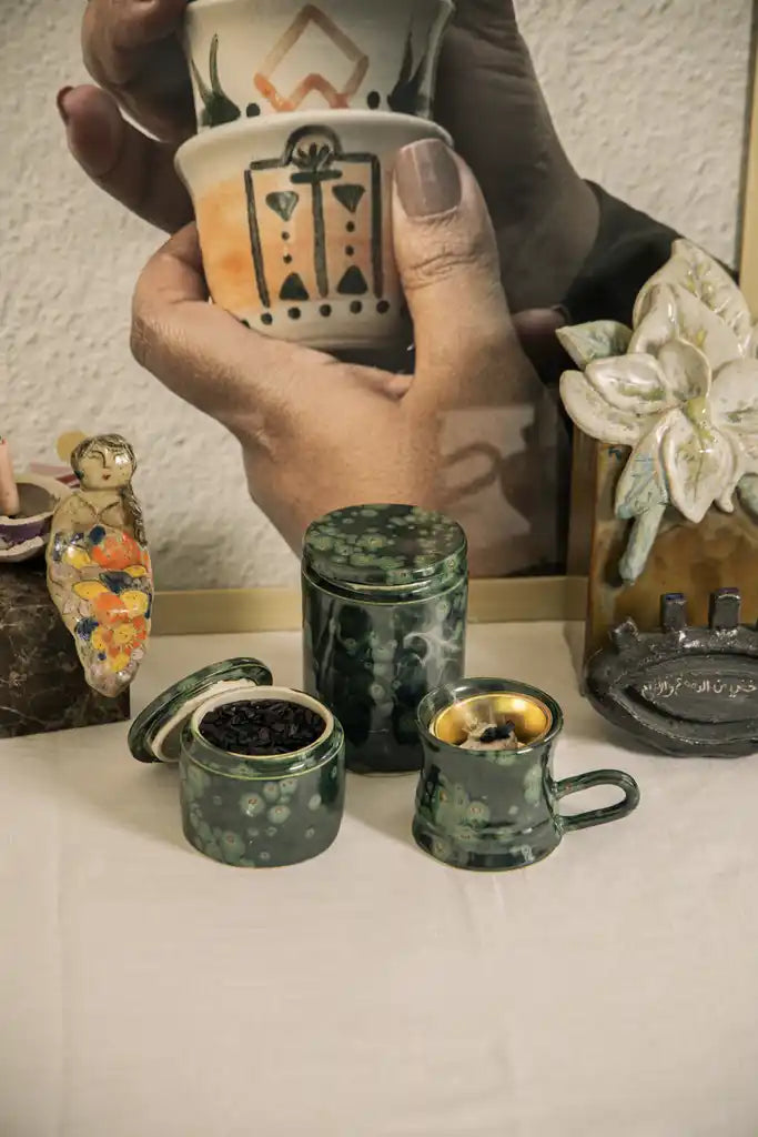 Olive Bukhoor set