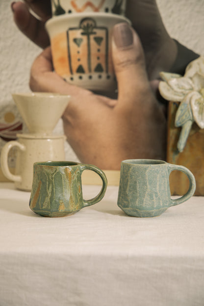 Curved Ceramic Mug