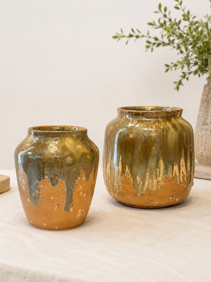 Drip Glaze Vase Collection