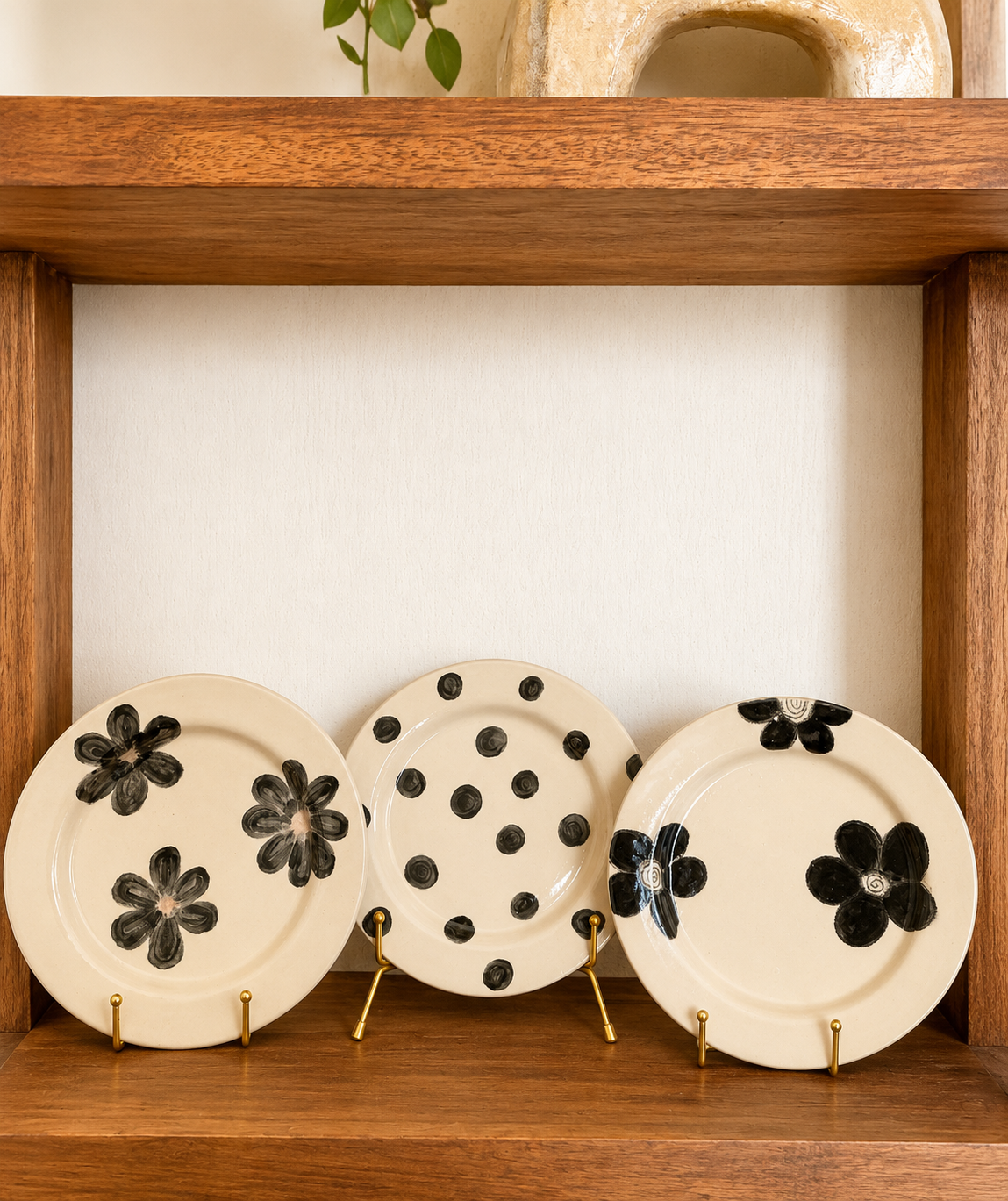 Petals and Polka Dinner Plate Set