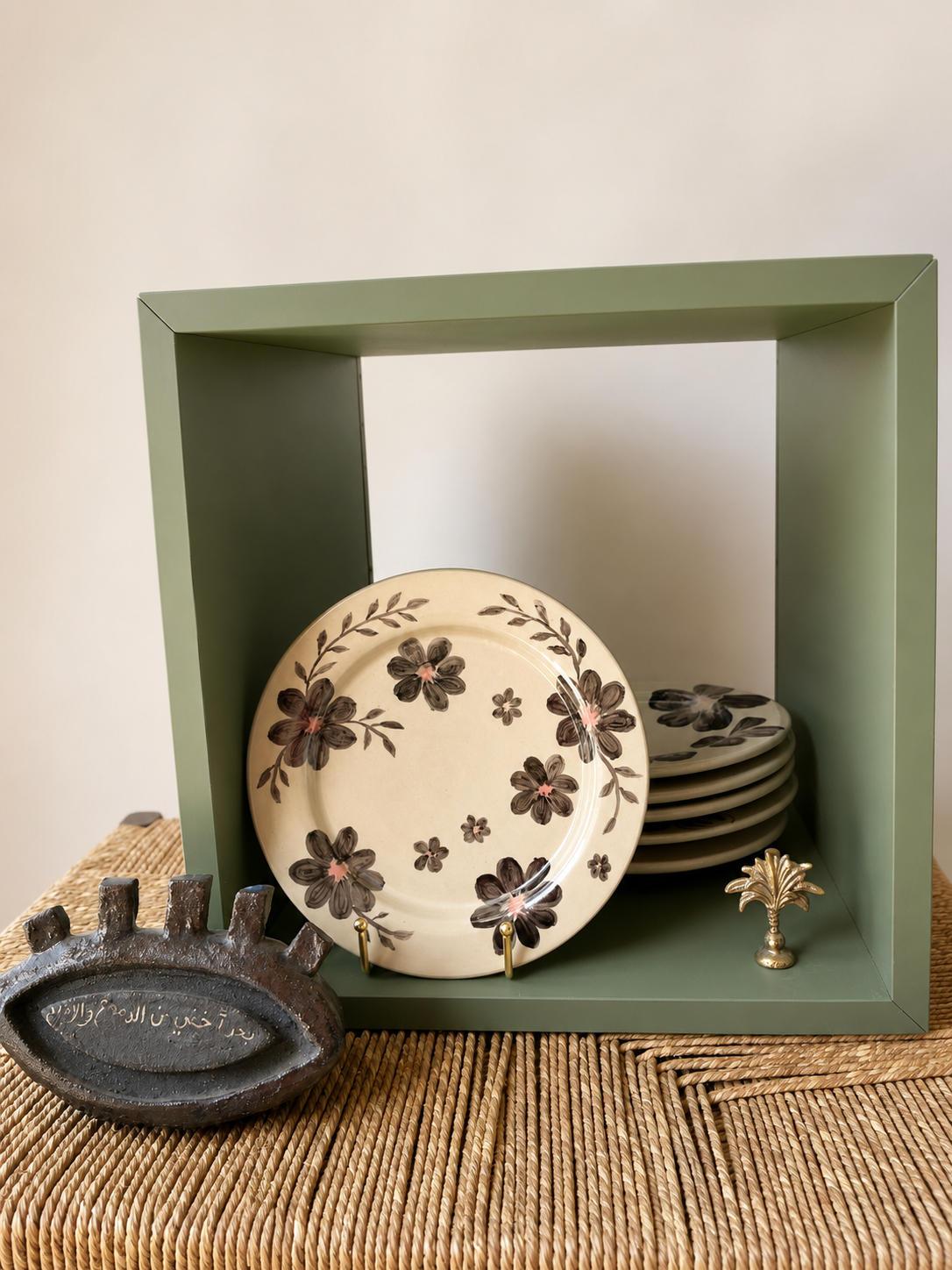 Petals and Polka Dinner Plate Set
